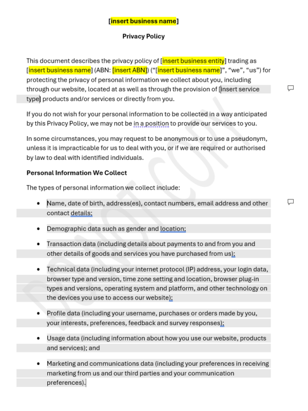 Privacy Policy (Best Practice) - Image 2